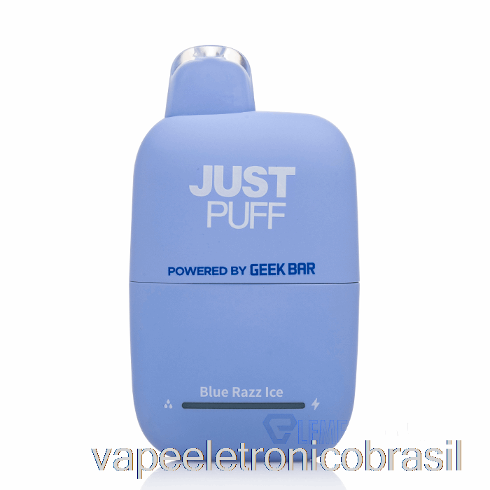 Vape Eletrônico Justpuff 6000 Descartável Azul Razz Ice